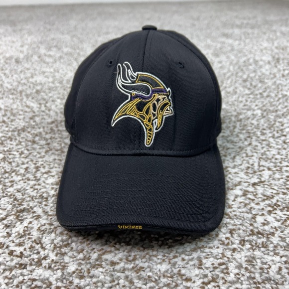 NFL Other - Minnesota Vikings Hat Cap Flex Mens One Size Black NFL Football Embroidered Logo
